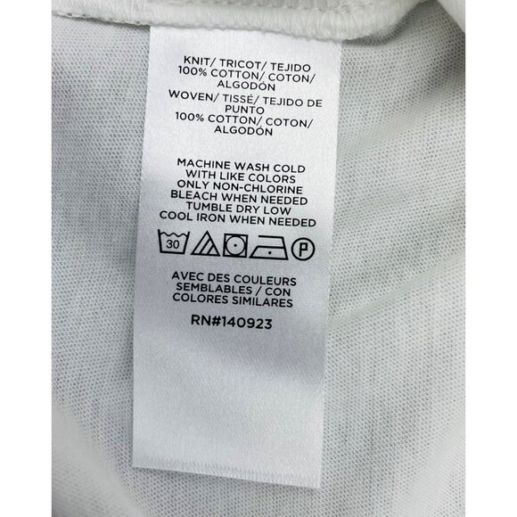 LOFT Petite  Women Puff Sleeve Mixed Media Top Large - Picture 2 of 11